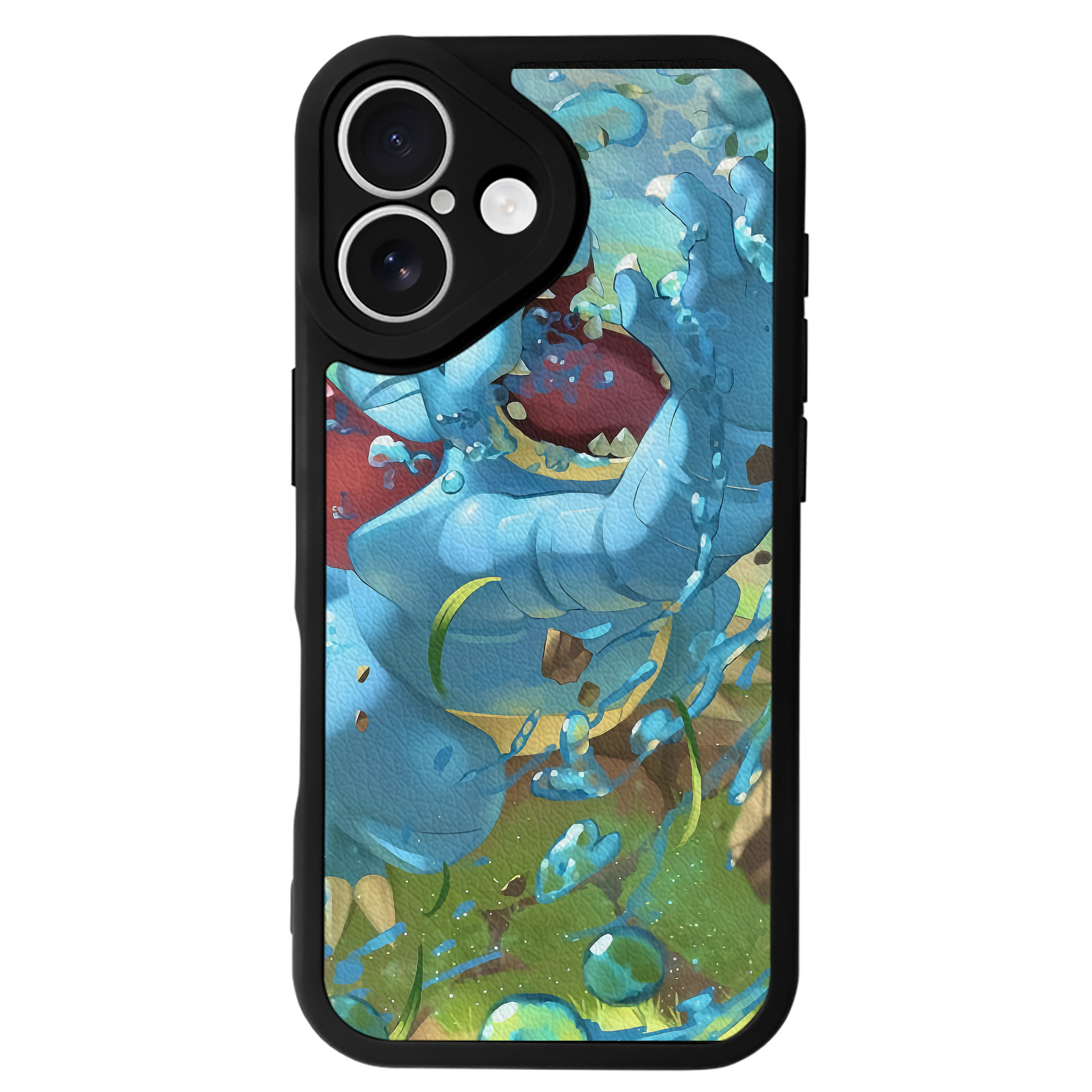 （画像用） ポケットモンスター Pokémon 【iPhone 16シリーズ対応】シリコンスマホケース（レザー調） 材質：シリコン